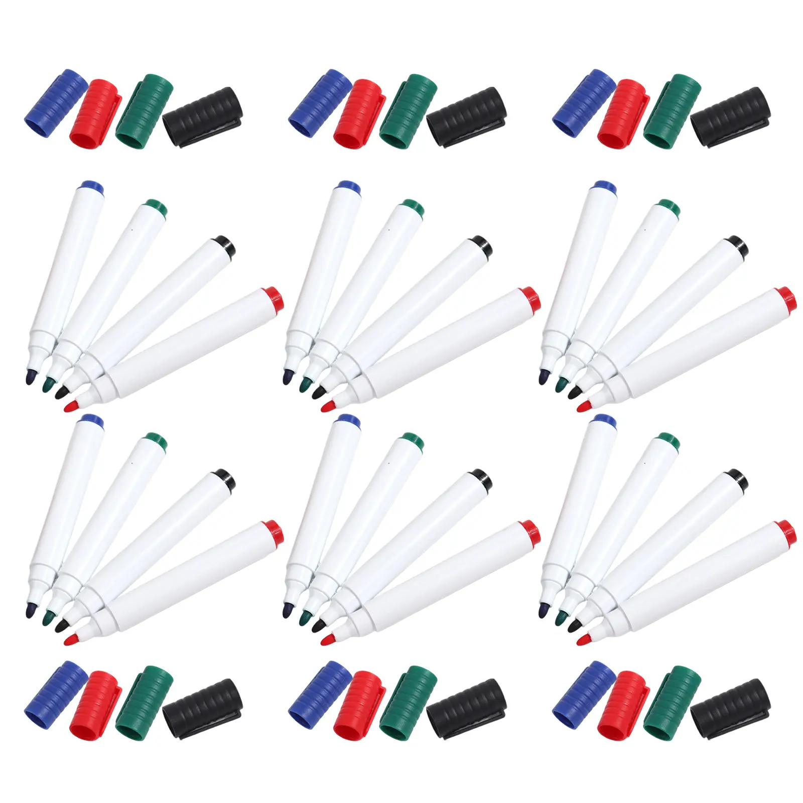 

Набор из 24 маркеров-карандашей с толстым наконечником, моющиеся, быстросохнущие, стираемые, для белых досок, меловых досок, стеклянных окон, меню-бордов в ресторанах
