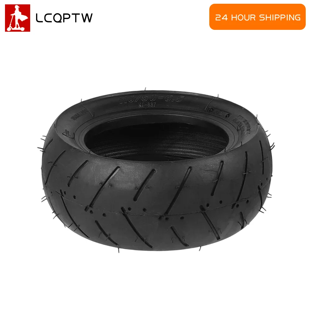 

11 Inch 110/50-6.5 Vacuum Tire for Electric Scooter Accessories Thickened Wear-resistant Tyre Rear Wheel Replacement