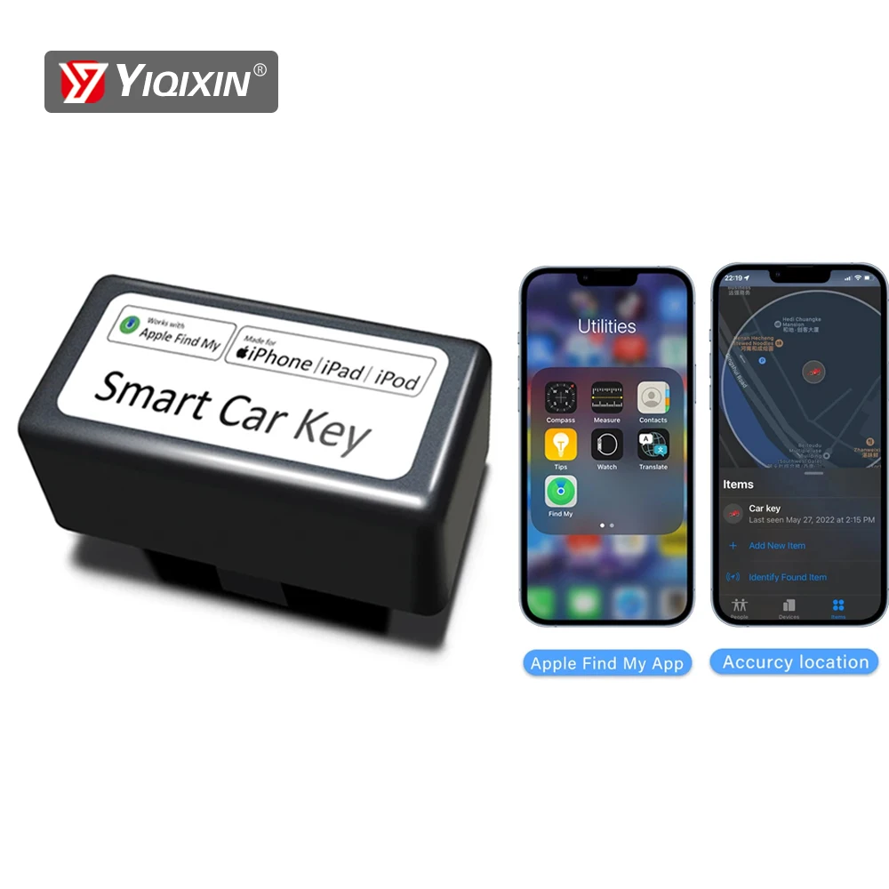 YIQIXIN GPS Locator For Apple Find My APP Quick Installation Mini Car OBD Smart Tracker Anti-lost Device Finder Global Position