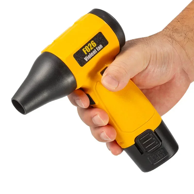 Violent Fan For Blowing Snow And Dust Outdoor Camping Detachable Dc Battery Pack Turbo Suction Fan