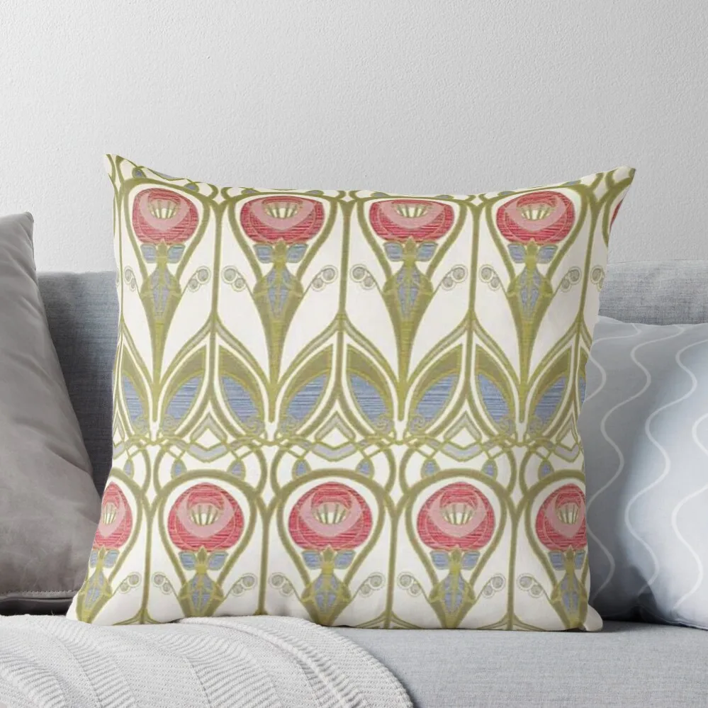 

Charles Rennie Mackintosh flowers design Throw Pillow Pillowcases Bed Cushions ornamental pillows for living room