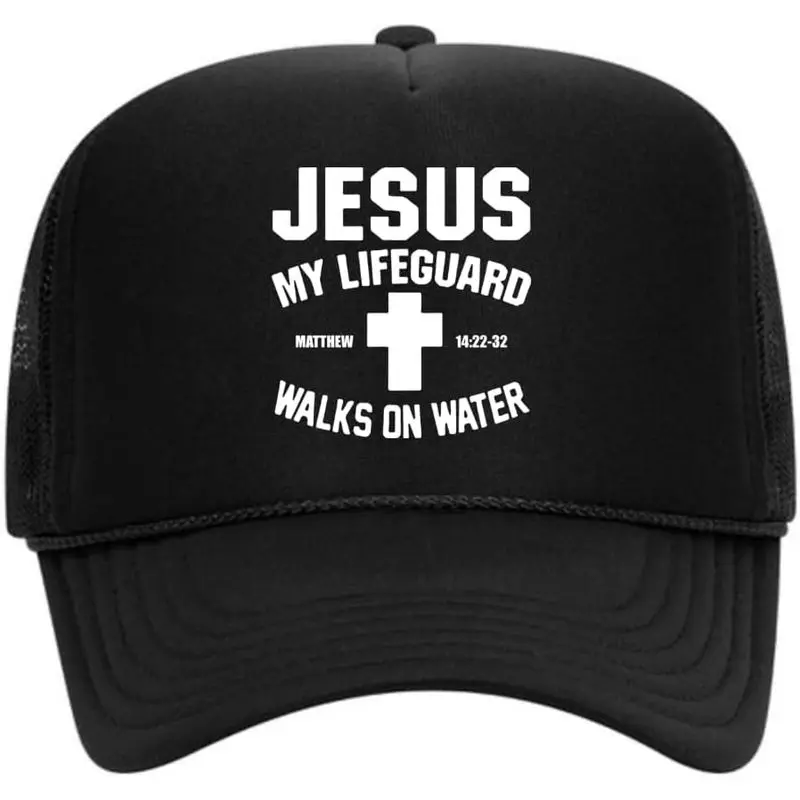 Jesus Faith Religious Inspirational Christian Mesh Back Trucker Hat Collection