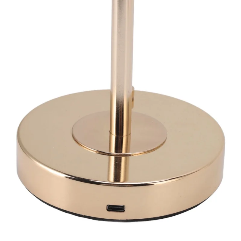 ريشة الجدول مصباح اللمس التبديل USB النعامة ريشة مصباح 3 اللون يعتم لمبة مكتب مع قاعدة معدنية الذهب 30 قطعة ريشة #6