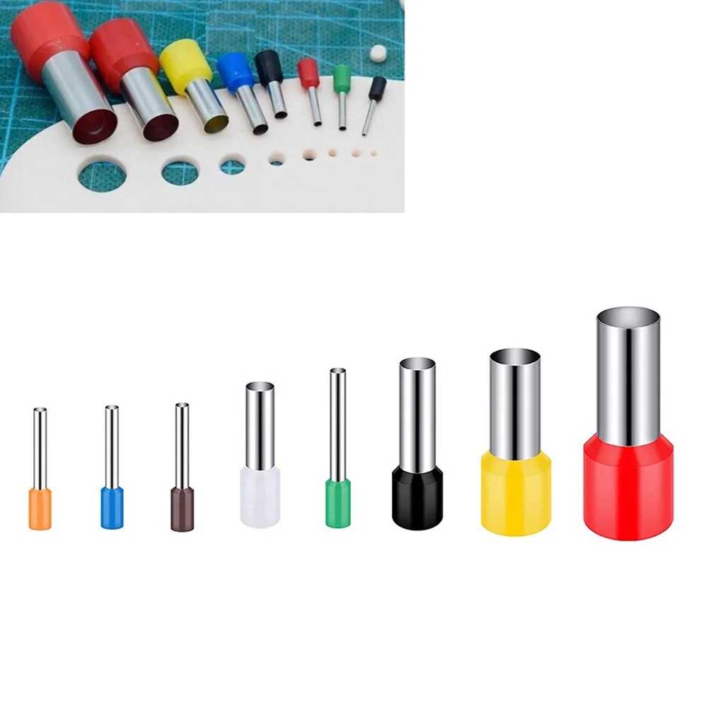 

8pcs Clay Cutters Earring Hole Hollow Round Make Pottery Clay Tool 1-10.3mm