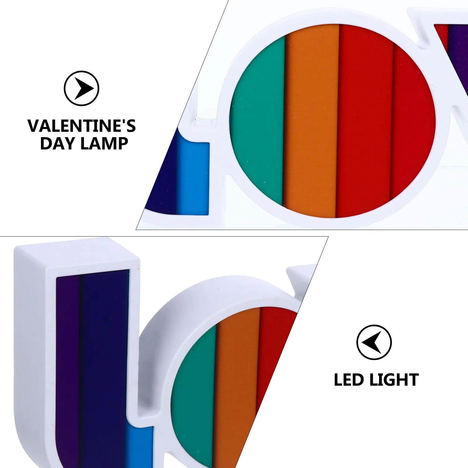 

LED Letter Bedroom Wedding Romantic Party Light Letter Lamp Valentine'S Day Lamp Atmosphere Reusable LED Light