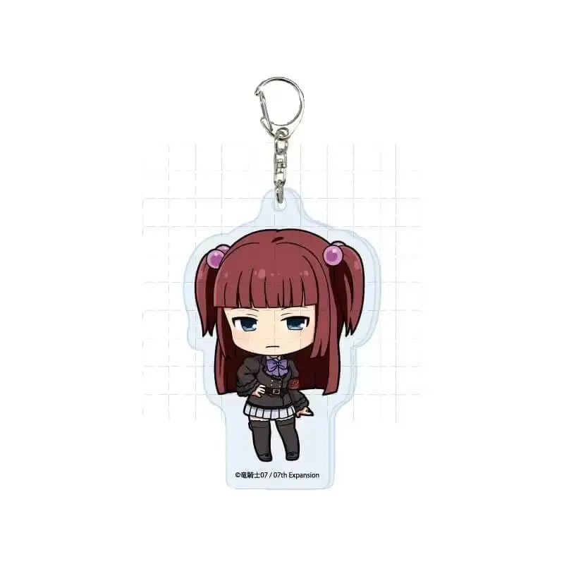 Umineko When They Cry 6cm Erika Furudo Lambdadelta Acrylic Pendant Keychains Bag Charm Decorations Accessories Display