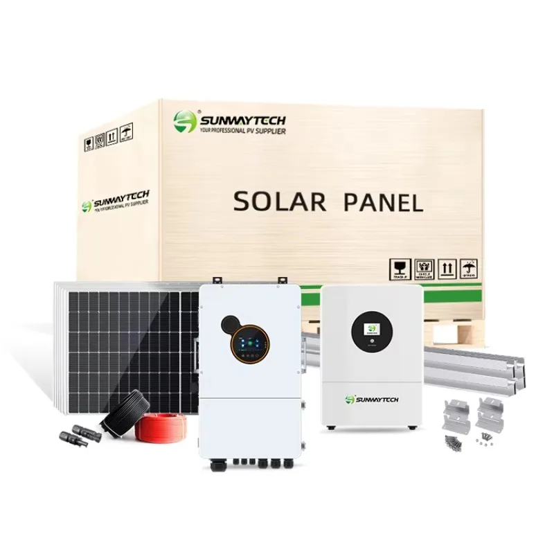 Solar Energy System US 6000W 8KW 10KW Hybrid Solar Power System Panneau Solaire Kit Complet
