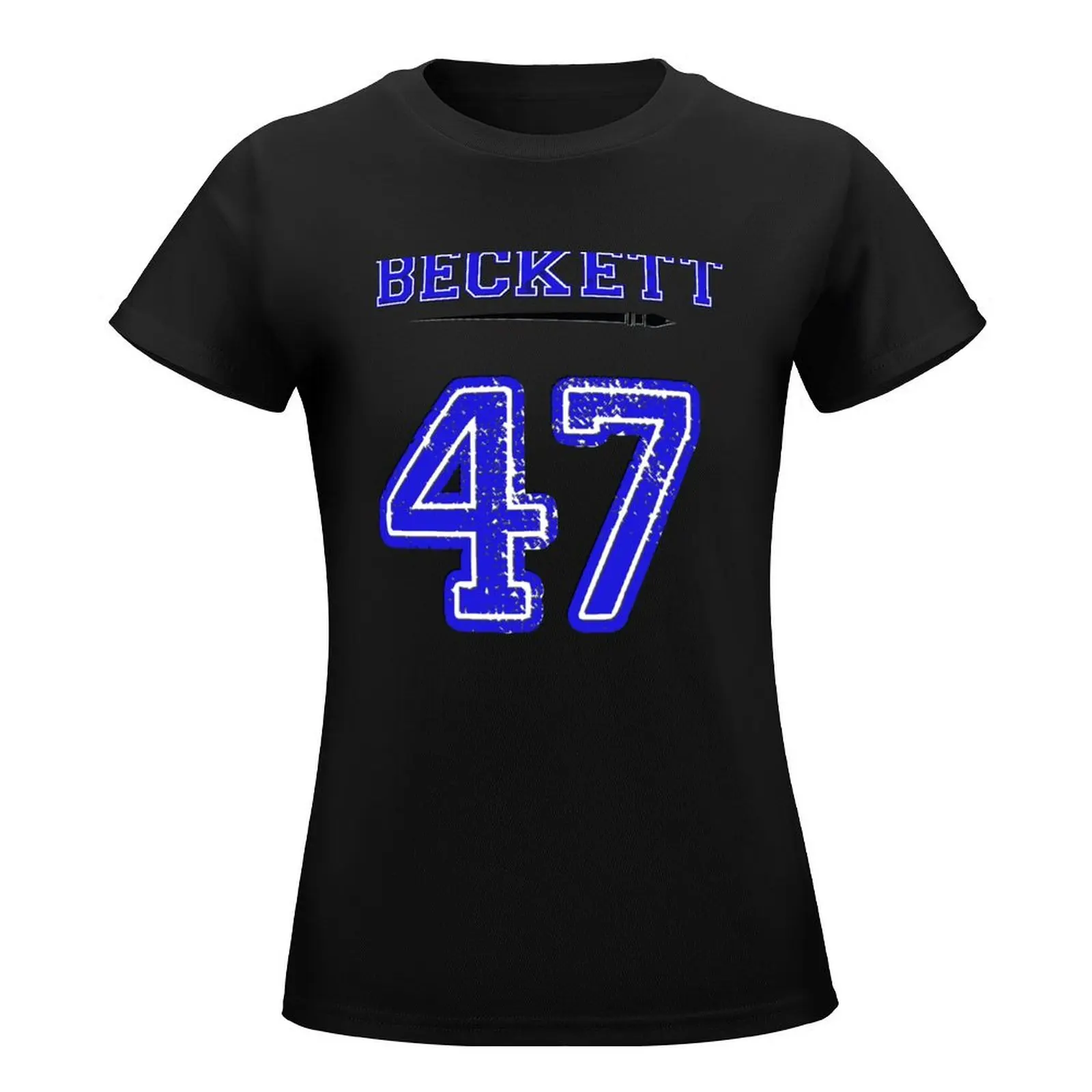 Beckett 47 Jersey T-Shirt Blouse lady clothes shirts graphic tees black t shirts for Women