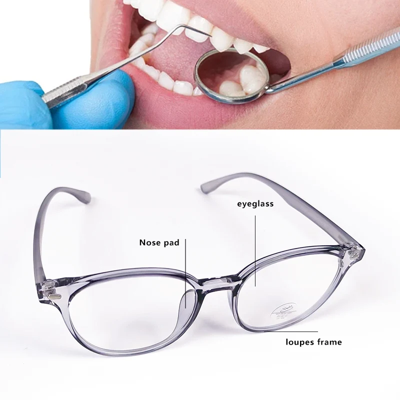 Ramka Burite z otworami Akcesoria do lup dentystycznych lub mosiądz z otworami do lornetek lupy dentystycznej Lupa Akcesorium