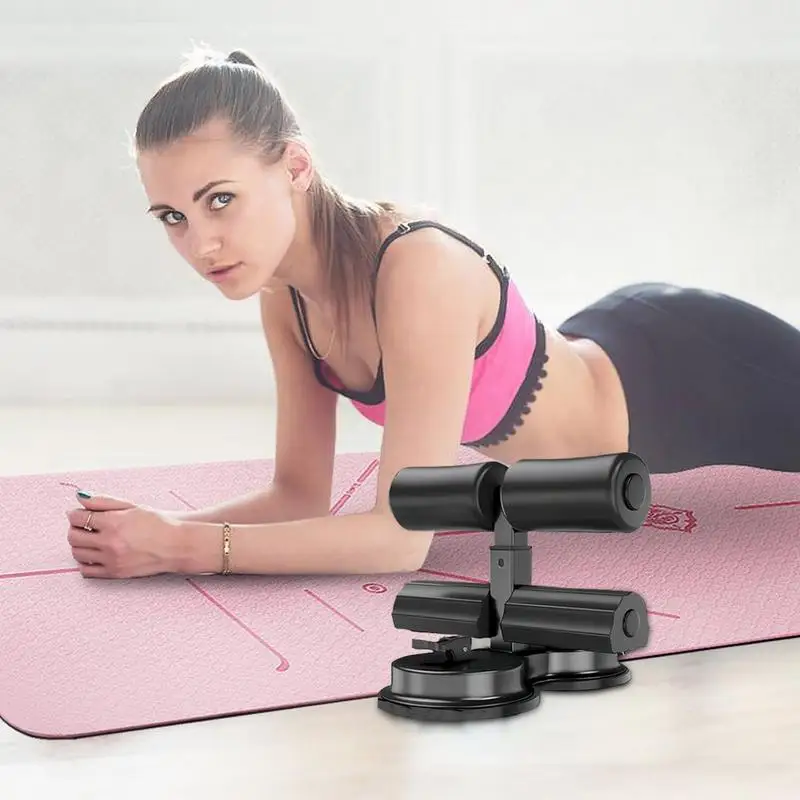 

Sit Up Assistant Device Double Suction Cup Sit Up Bar Abdominal Trainer Assistant Workout Equipment Machine Floor Bar For Home G