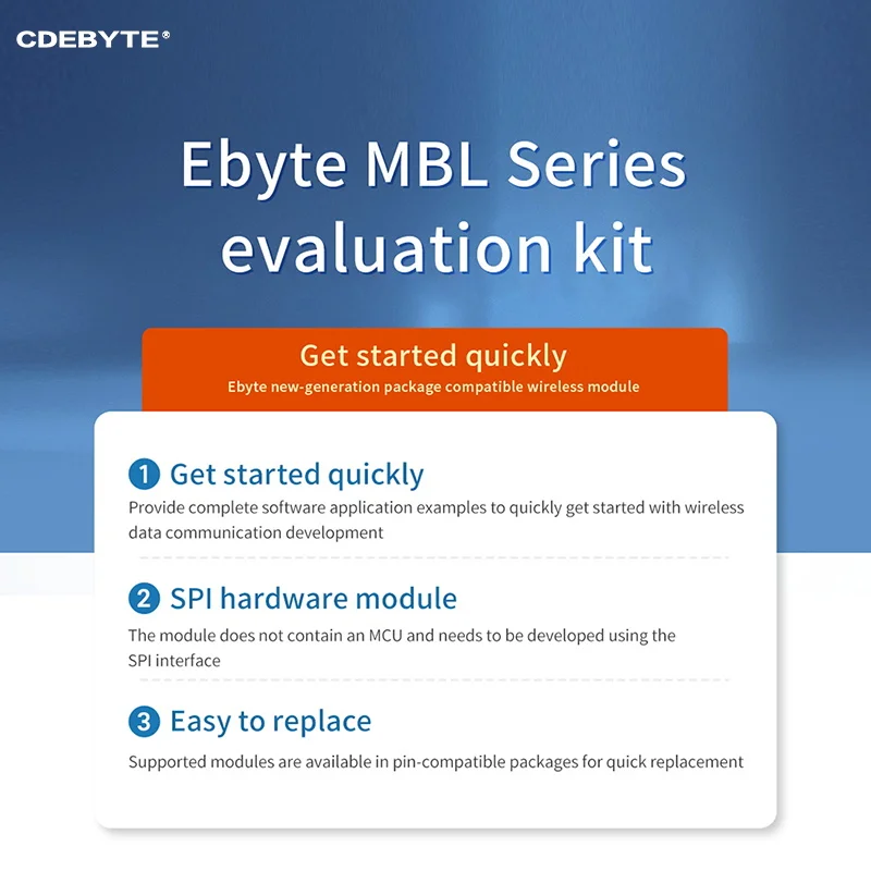 

LLCC68 LoRa Module Testing Board CDEBYTE E220-400MBL-02 Pre-soldered E220-400MM22S USB Interface Testing Kit with Antenna