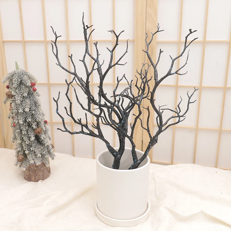 Artificial Antlers Tree Branches Plastic Plant Twigs Witch DIY Headband Accessories Wedding Party Xmas Halloween Decorations