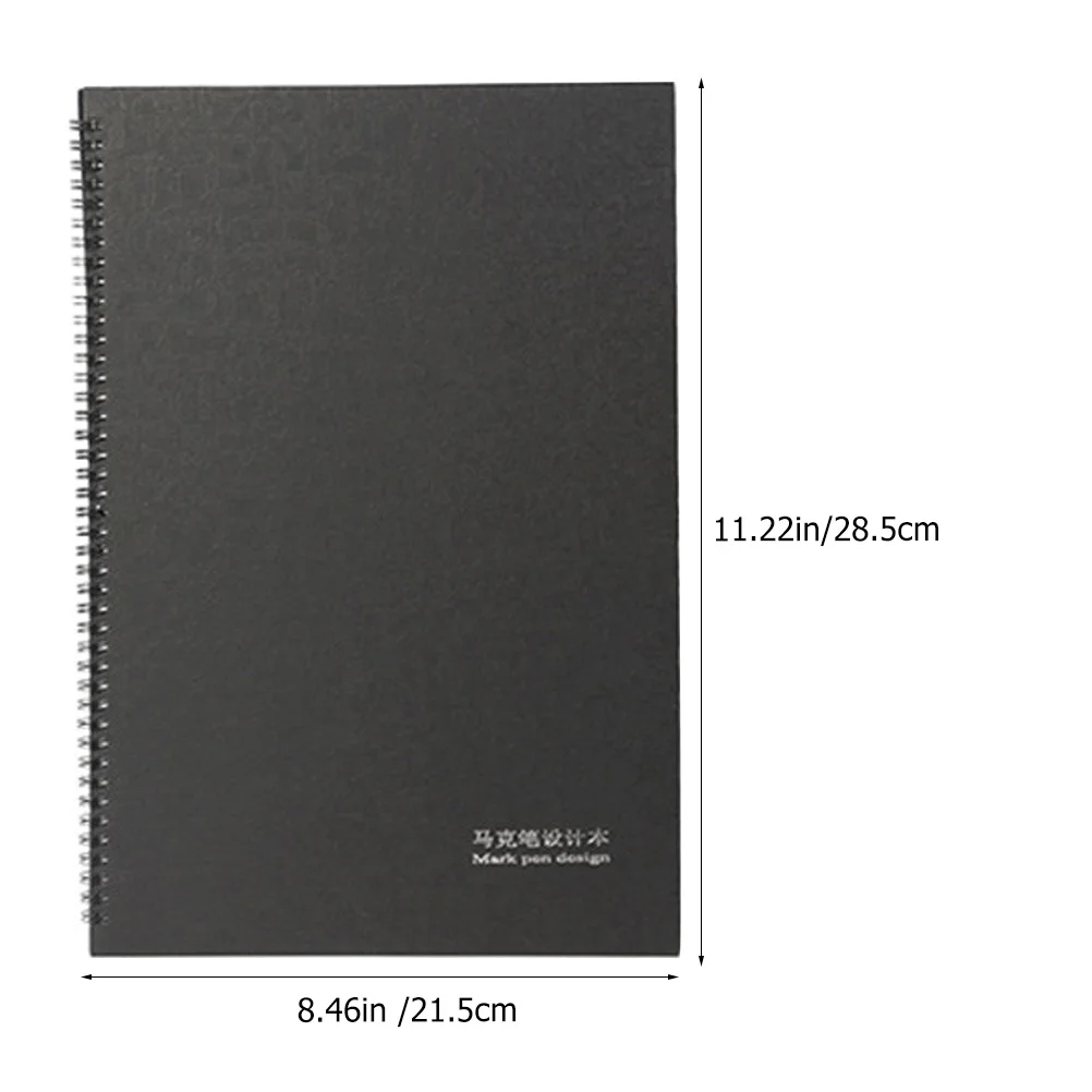 كتاب رسم فني ورق رسم محمول خفيف الوزن ومتين وسهل الحمل أثناء السفر والنزهات DIY كتاب رسم بلون عشوائي #2