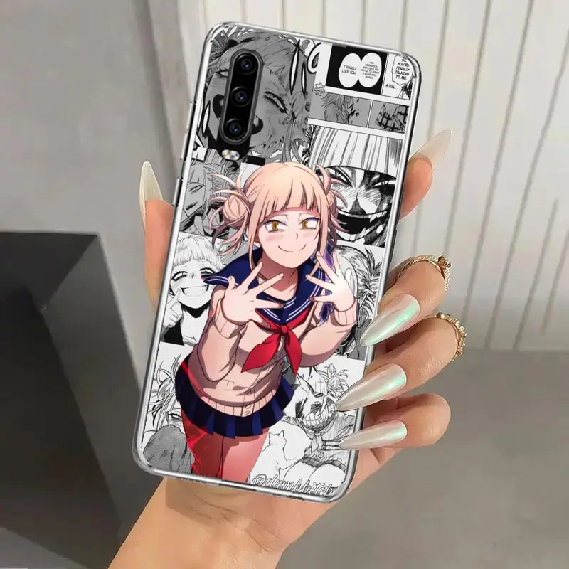 My Hero MHA Himiko Toga Phone Case for Huawei P40 P30 P20 P10 Pro Mate 20 10 Lite P Smart Z Y5 Y6 Y7 Y9S Soft Funda Print Shell