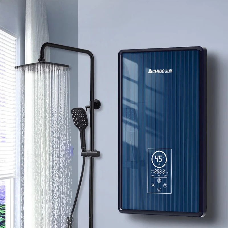 

Проточный электрический водонагреватель CHIGO Ultra-Slim Smart Inverter, с постоянной температурой, быстрым нагревом, для домашнего использования