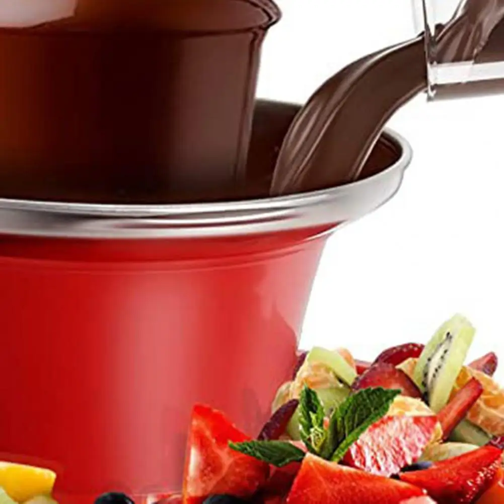 

90w Chocolate Fountain Bpa Free Chocolate Fountain Premium Electric Chocolate Fountain Machine with 3 Tiers Design Food for Easy