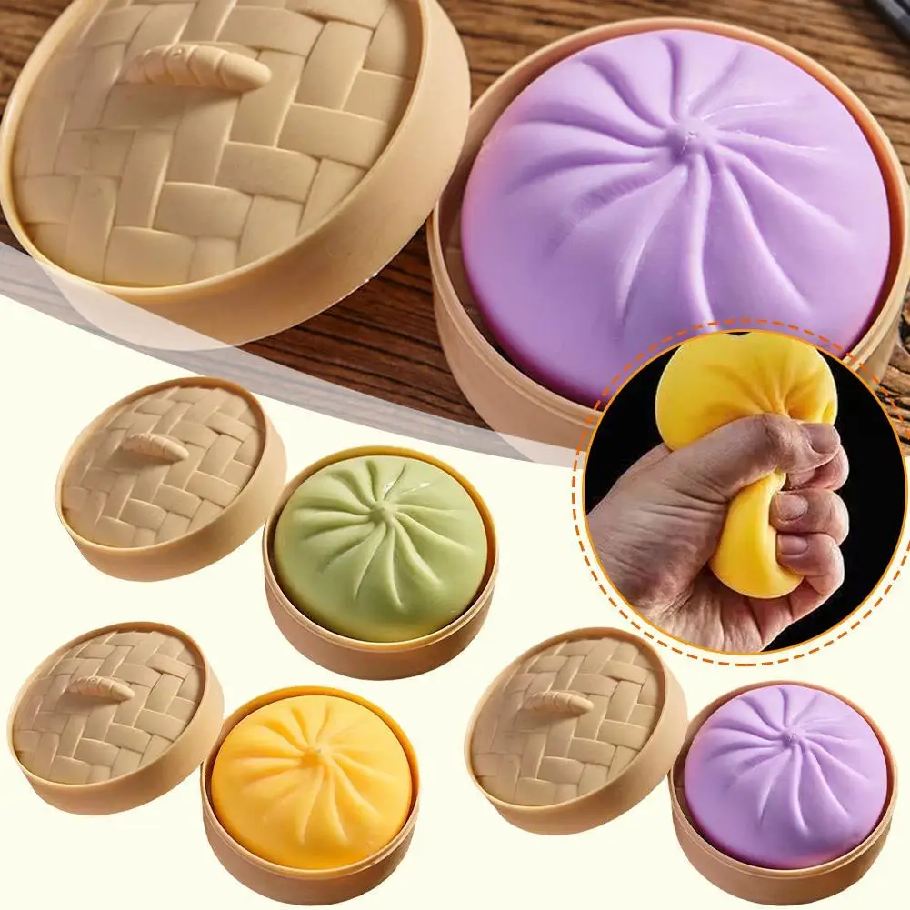 Silicone Steamer Basket - 6cm Steamer Basket Dumpling Toy Realistic