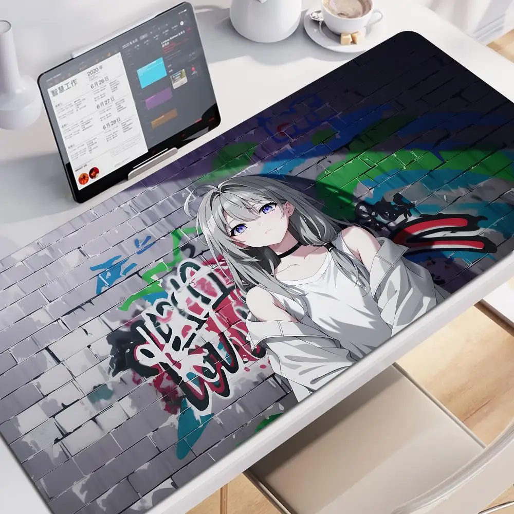 Wandering Witch The Journey Of Elaina Anime Mouse Pad Desk Mouse Pad HD Desk Pad Extended Gaming Keyboard Mat Large XXL