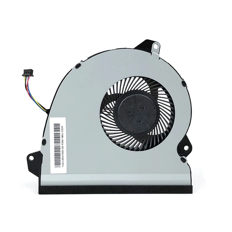 مروحة تبريد جديدة وأصلية للكمبيوتر المحمول Asus ROG Strix GL753 GL753V GL753VD GL753VE Cooler DFS2001055G0T FJ5N 1323-00VY000 4pin