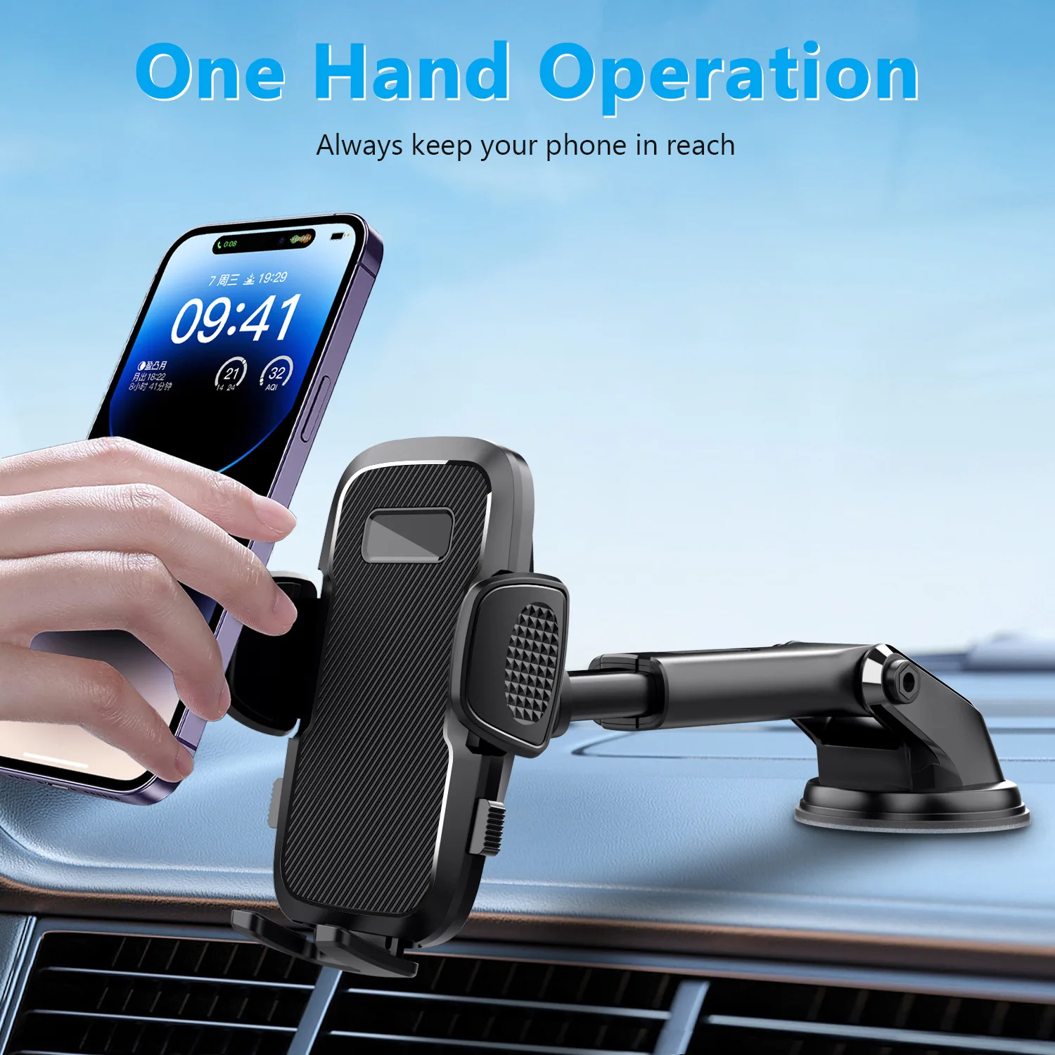 Universal Auto Telefon Halter 360 Grad Auto Auto Telefon Halter Air Vent Clip Halterung Für volvo xc 90 Auto Handy Halter zubehör