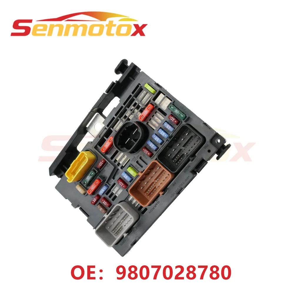 9807028780 Fuse box assembly For Peugeot Berlingo Partner 308 408 607 Expert Jumy Citroen C4 BSM R04 9664706180 BSMR0401 BSMR04