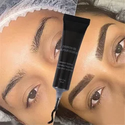 Natural 6 Colors Liquid Dyeing Eyebrow Cream Set Waterproof Durable Brown Tint Eyebrow Henna Mascara Eyebrows Paint Makeup