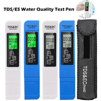 3 in 1 Digital PH /TDS/ EC Meter Tester Thermometer Pen Water Purity PPM Filter Hydroponic for Aquarium Pool Water Monitor Tools