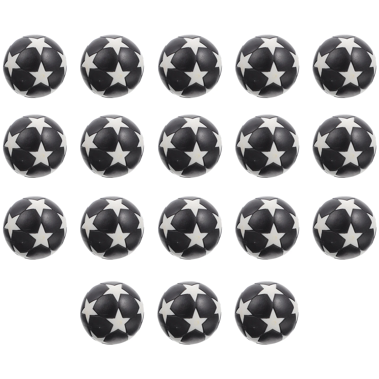 

18 Pcs Soccer Toy Good Quality Footballs Table Accessory Model Mini Accessories Eco-friendly Plastic Long-lasting