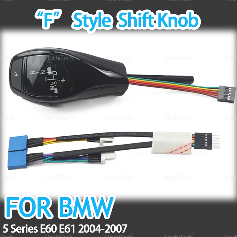 

Car Interior Accessories for BMW 5 Series E60 E61 Pre-facelift 2004-2007 LED Gear Shift Knob Plug and Play Modification