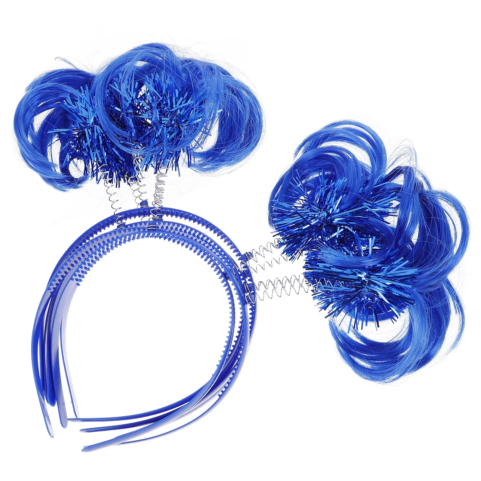 

6Pcs Fake Hair Headbands Fine Workmanship Wide Application Costume Party Makeup Shower Hair Fixing Band Party Headdress