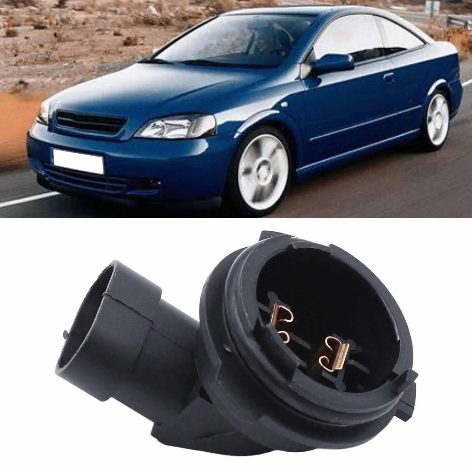 H7 Bulb Socket Holder Compatible with for astra G/Zafira A, Qiilu H7 Headlight Replacement Socket 1226084