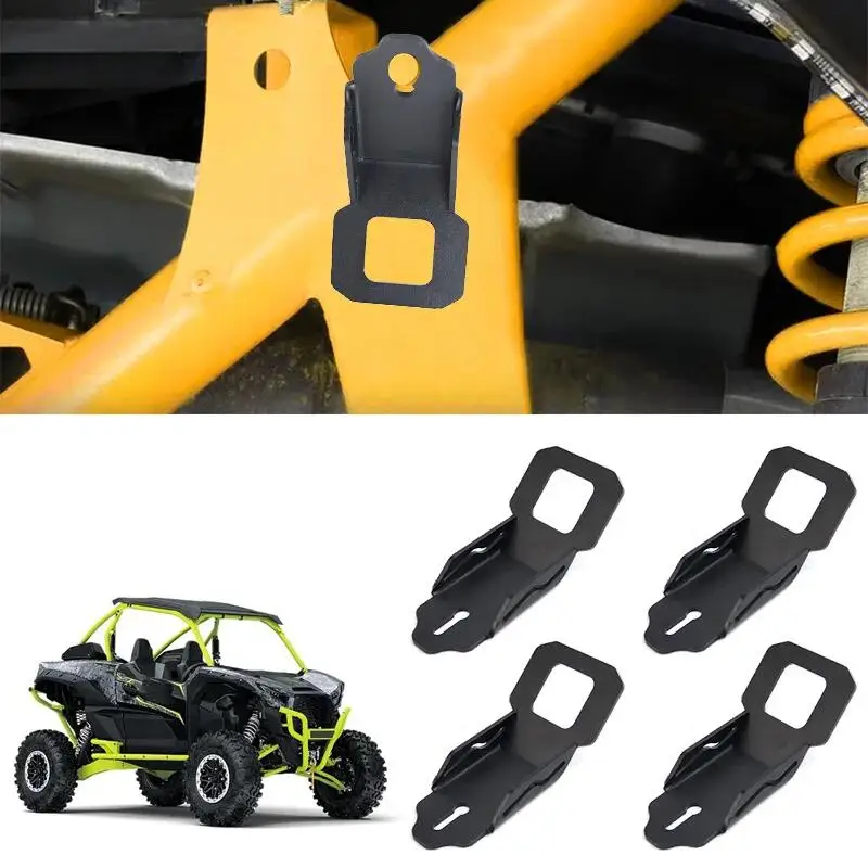 4pcs Trailer anchor hook Tie Down Brackets Hooks For Can Am Maverick Max X3 Maverick X3 2017 2018 2019 2020 2021 2022