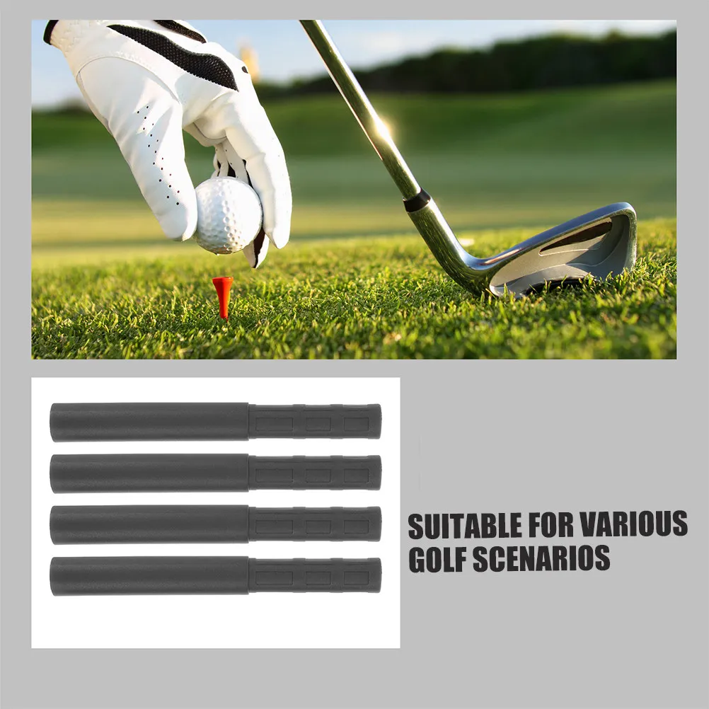 

Комплект из 4 удлинителей для гольф-клюшек: усиленная конструкция из карбонового волокна для легкой регулировки длины, увеличения мощности удара и комфортного захвата