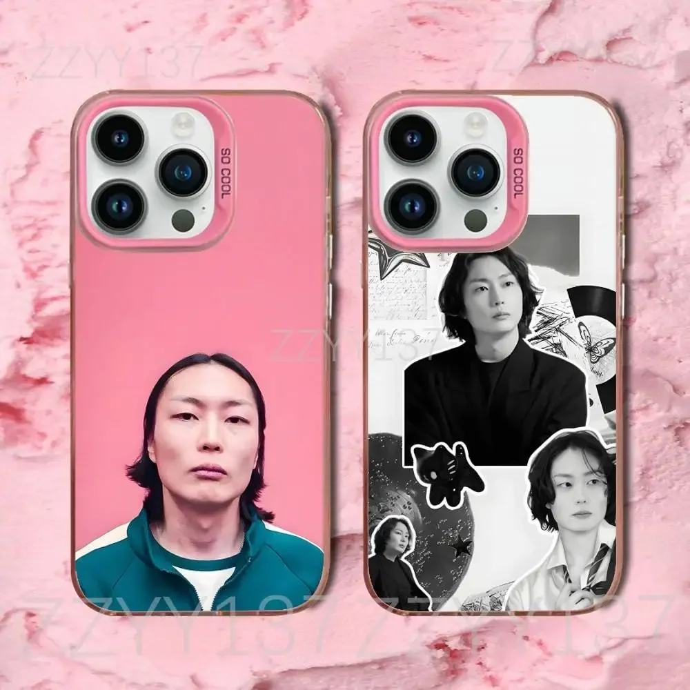 

Roh J-Jae W-Won Phone Case For iPhone 16,15,14,13,12,11,8,7,Pro,Max,Plus,Mini,XS,SE Matte Ultra-thin Soft Candy Pink