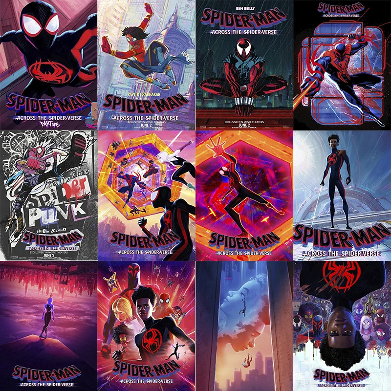 2024 New 5D DIY Spider-Man: Across the Spider-Verse Diamond Painting Kit Diamond Embroidery Color oil hand home decor