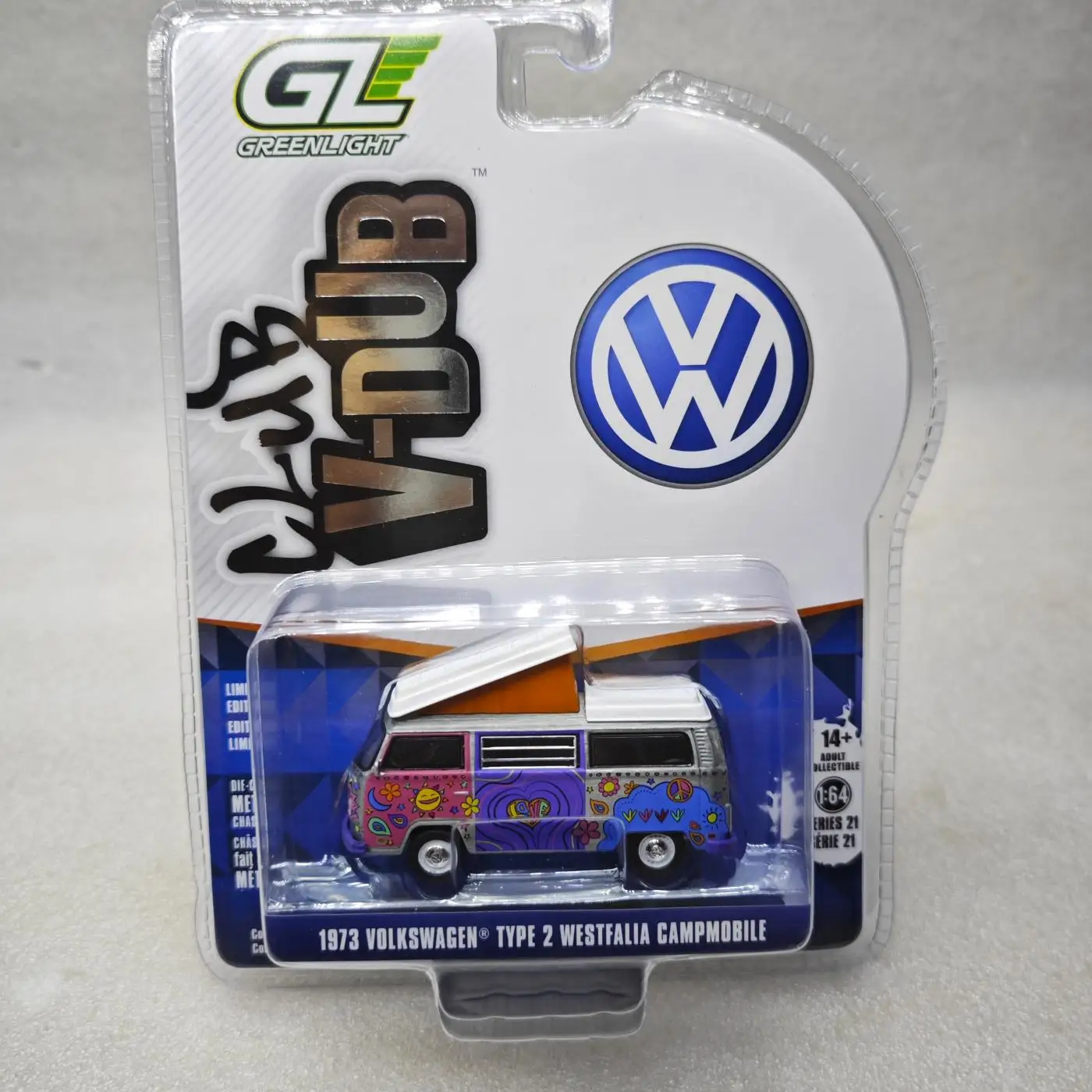 

1:64 1973 Type 2 Westfalia Campmobile High Simulation Diecast Car Metal Alloy Model Car kids toys collection gifts