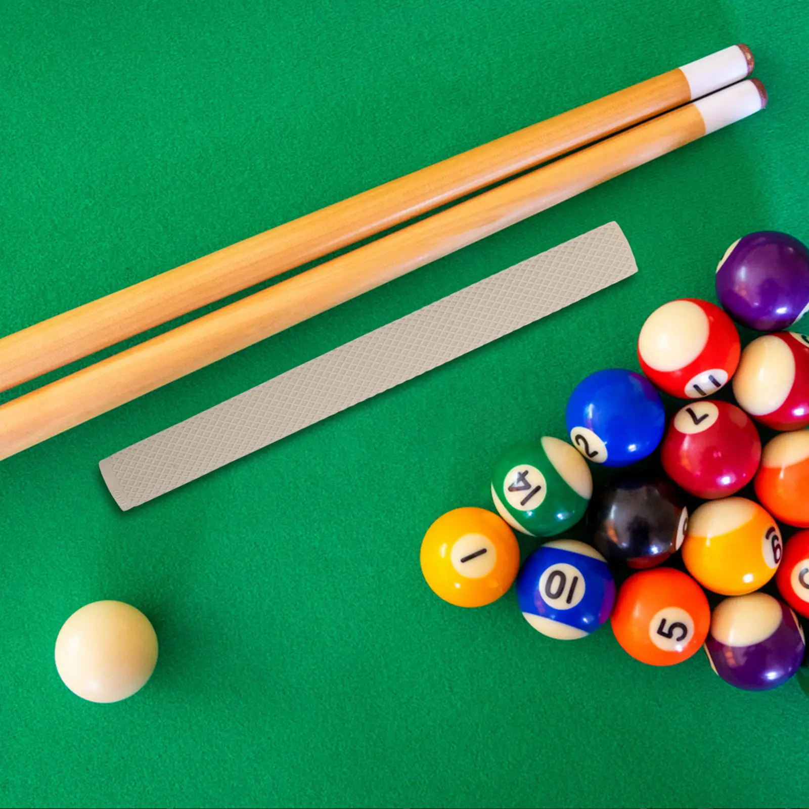 

Pool Cue Handle Grip Sleeve Silicone Tubing Wrap Non-Slip Ergonomic Cue Protector for Billiard Snooker American Cues