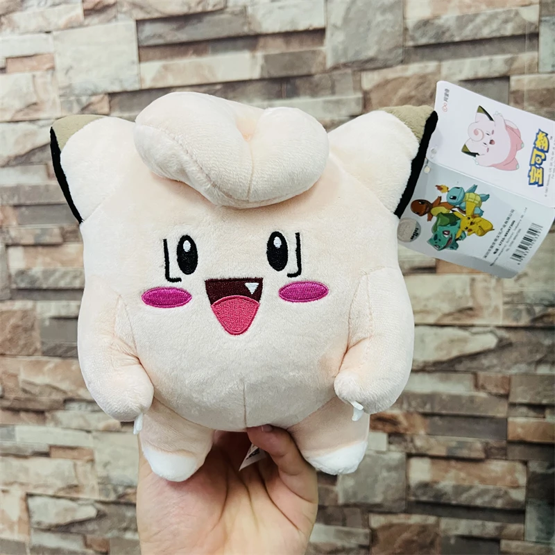 Original 20cm Clefairy Plush Bulbasaur Cubone Eevee Snorlax Lapras Kids Gift Pokemon Plush Doll