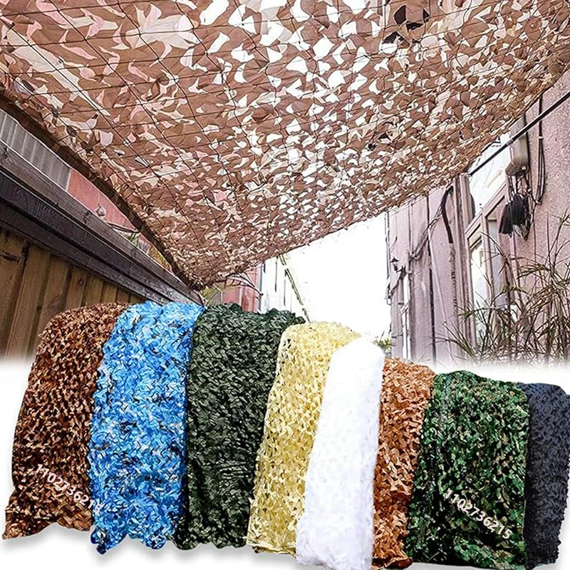 Hunting Camouflage Net, Garden Camouflage Net, Pavilion, Car Sunshade, Outdoor Camping Camouflage Net, Decorative Net