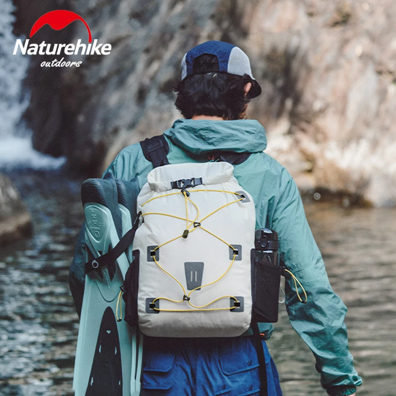 

Naturehike 18/25L Outdoor Waterproof Backpack Ultralight 70D Travel Sports Bag IPX6 Dry Wet Separation Hiking Storage Knapsack