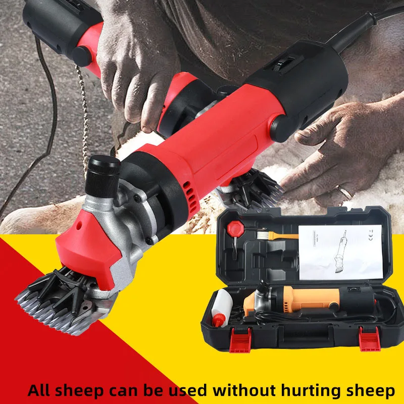 110V/220V Electric Sheep Goat Shearing Machine 6 Gears Adjustable Speed Pet Hair Clipper Shearing Kit