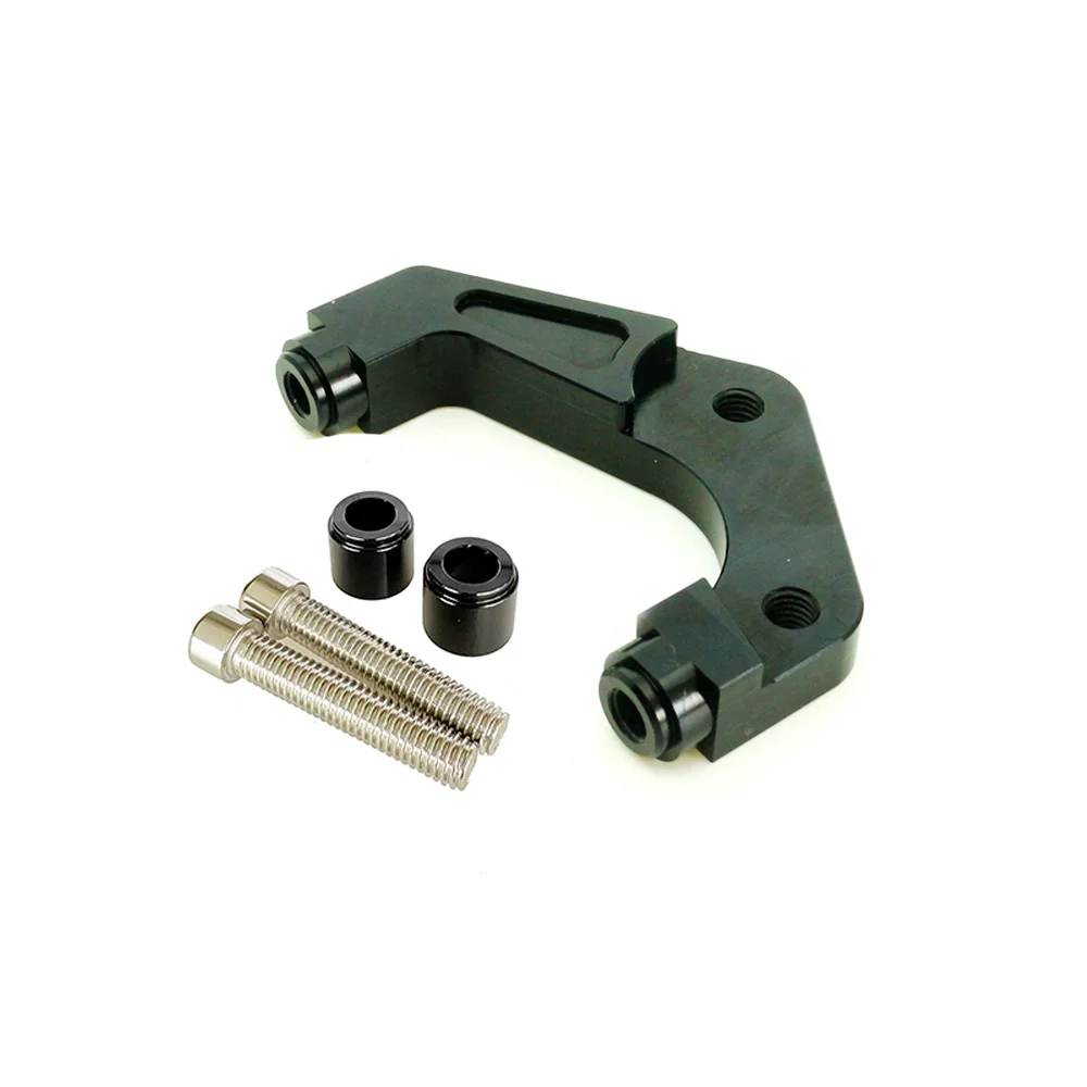 82mm 4 Piston Brake Caliper Adapter Bracket 220mm Disc Brake Mount For RPM Adelin Frando Yamaha RSZ JOG FORCE Scooter view 2
