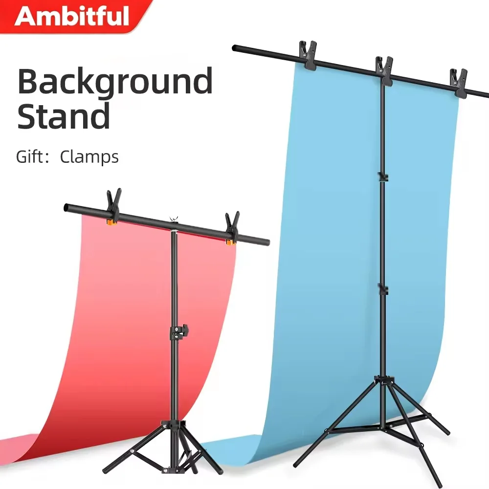 Ambitful Photo PVC Background Backdrop Stand 68x75cm 68x200cm 150x200cm for PVC Cloth Photo Studio Photography