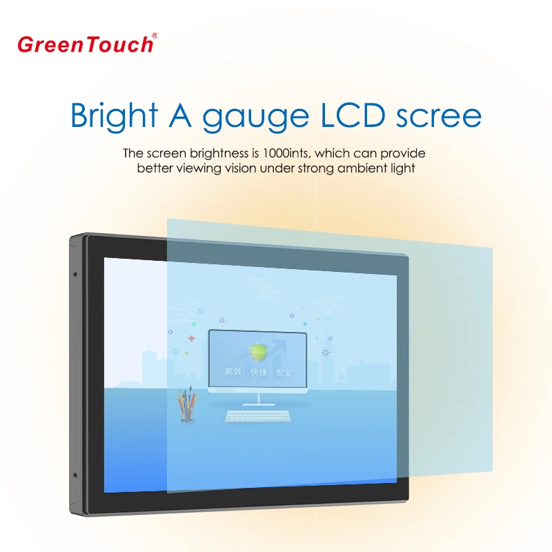 15.6-Inch Open Frame TFT Touch Screen LCD Monitor Panel
