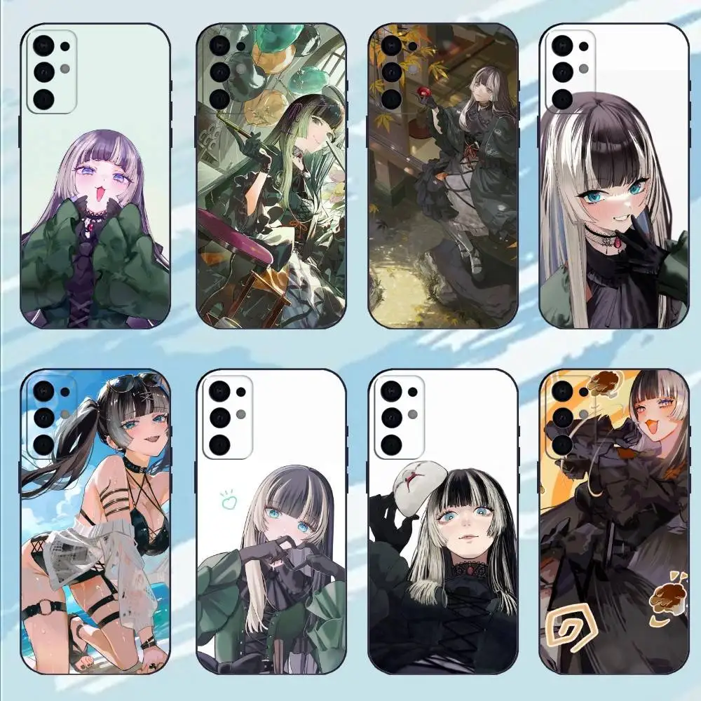 

J-Juufuutei Raden HOLOLIVE Phone Case For Samsung S25,S24,S23,S22,S21,S20,Plus,Soft Black Shell