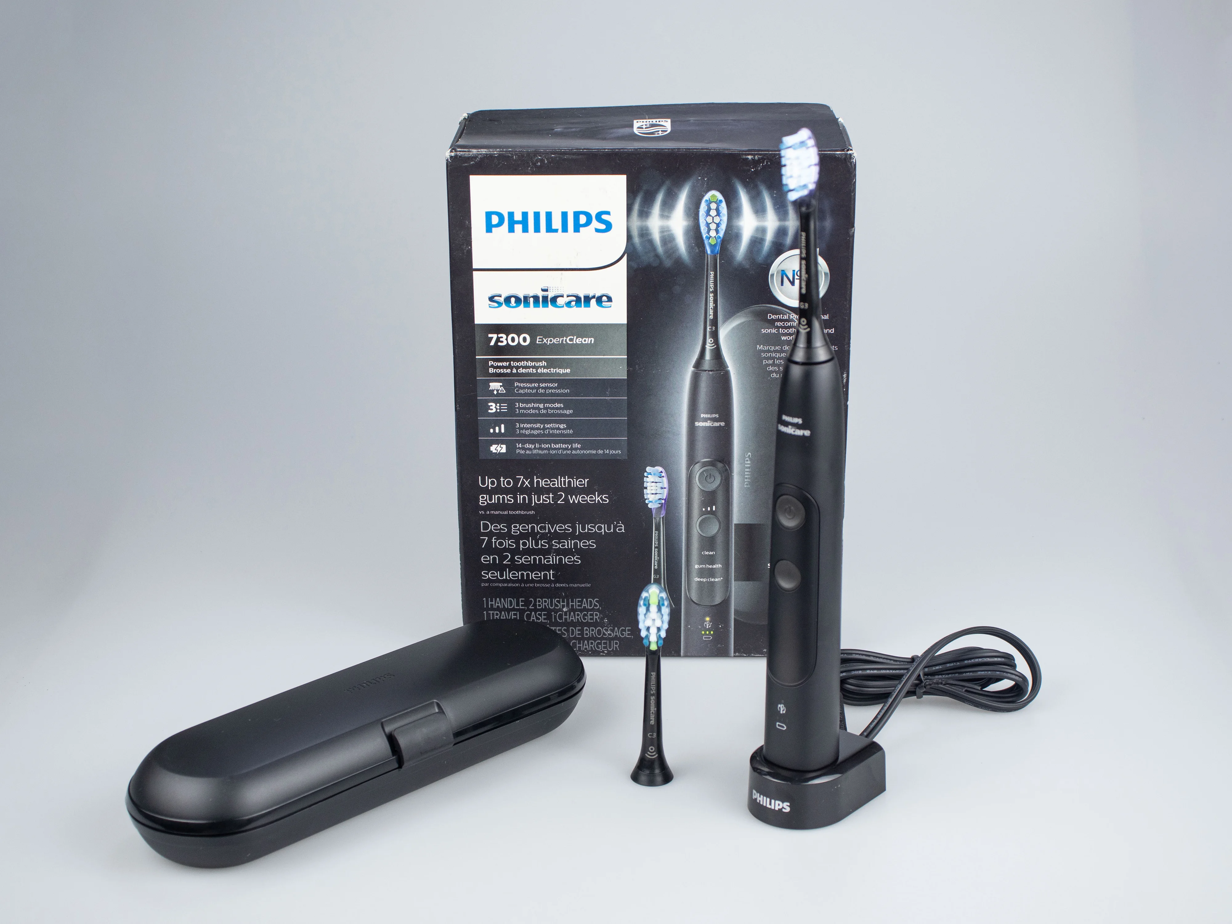 فرشاة أسنان فيليبس الكهربائية ExpertClean 7300 HX9610، 3 أوضاع