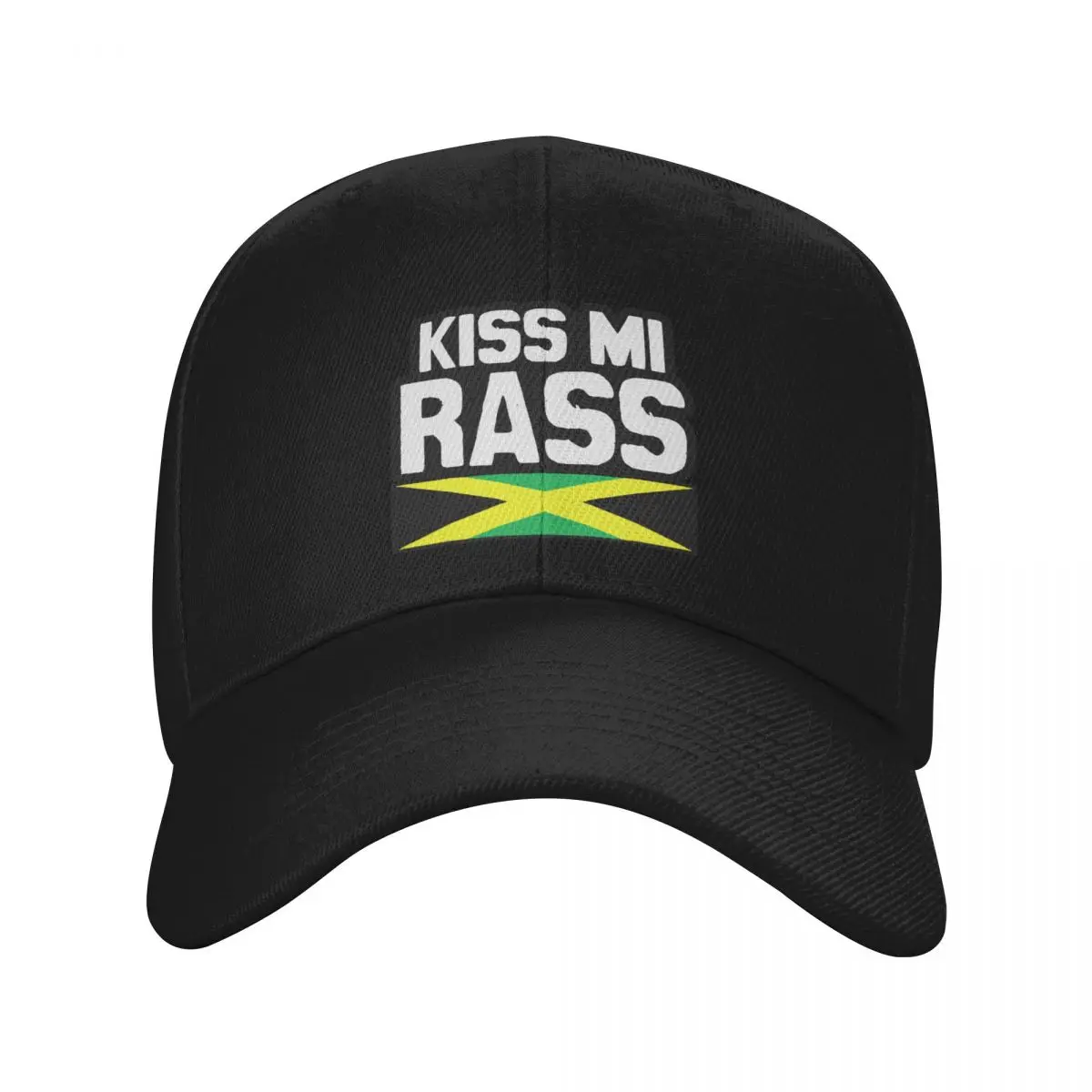 

Kiss Mi Rass Jamaican Curse Words Jamaican Patois Jamaican Slang Big Up Jamaica Baseball Cap Visor Golf Hat Man For Women Men's