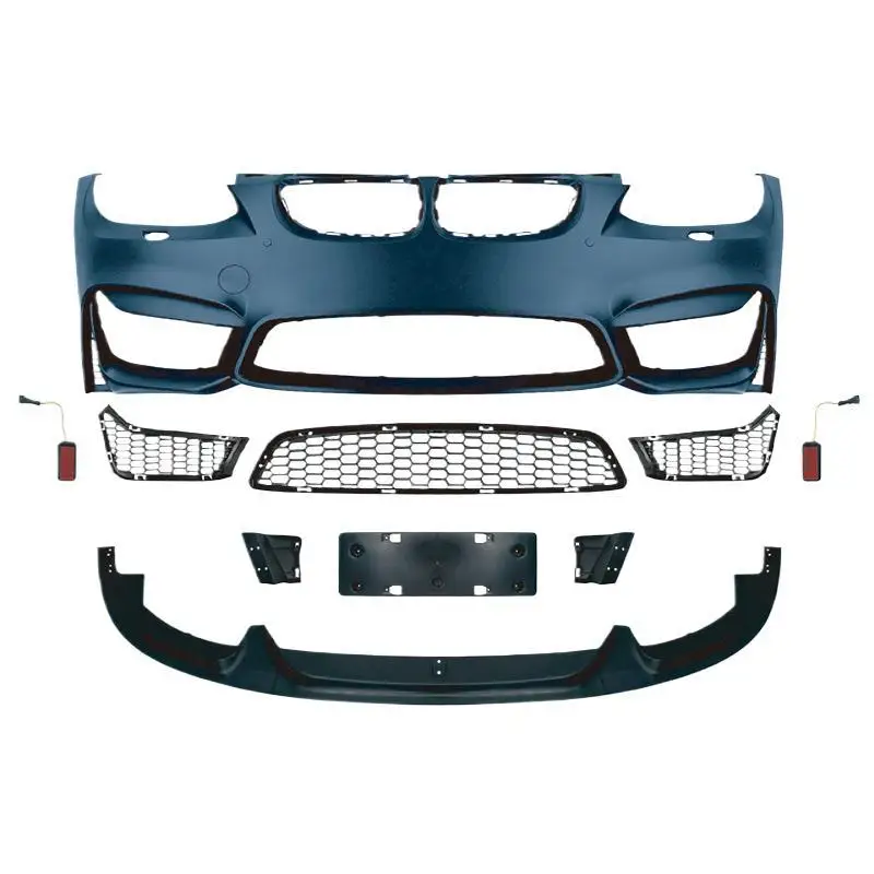 

Suitable for 06-13 BMW 3 Series E92E93 to M4 crossover front bar rear bar side skirt medium net large surround kit