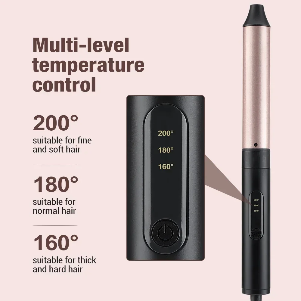 الكهربائية السيراميك الدورية مجعد الشعر 6 في 1 موجة كبيرة الدورية بكرات شعر السيراميك مجموعة بكرو الشعر الشباك الحديد