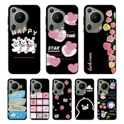 For Huawei Pura 70 Ultra case Fashion Silicone black TPU Soft Cover Phone Case For Huawei Pura 70 Ultra HBP-LX9 AL00 phone case